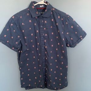 Ice & Pop Popcorn Button-Up Shirt